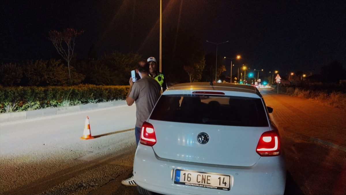 Bursa’da alkollü araç kullanan sürücünün ehliyetine 2 yıl süreyle el konuldu
