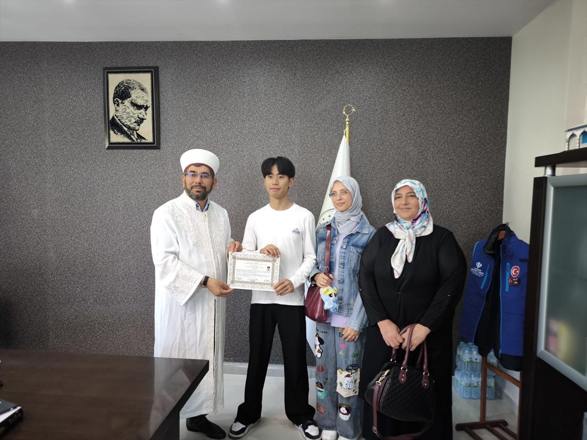 Çinli Tong Zuo, dil eğitimi için geldiği Kayseri’de Müslüman oldu