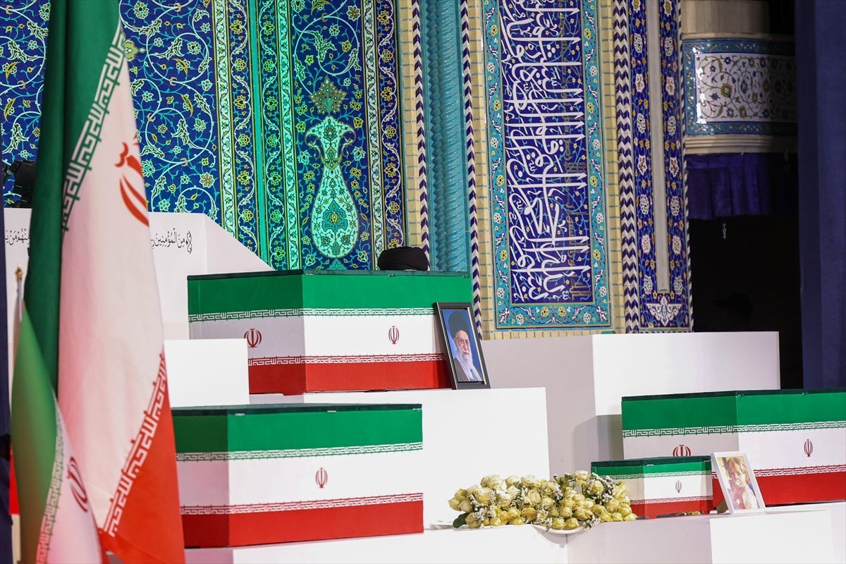 Cumhurbaşkanı Yardımcısı Yılmaz, Hamaney için düzenlenen devlet törenine katıldı