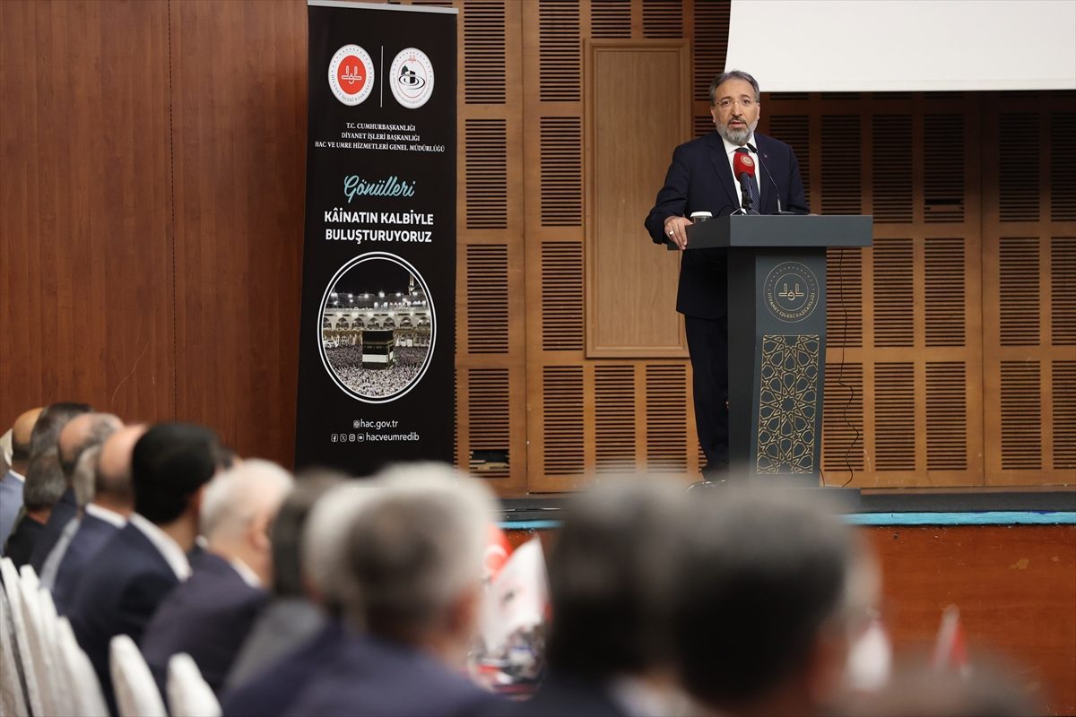 Diyanet İşleri Başkanı Arpaguş, 2026 Hac Organizasyonu Değerlendirme Toplantısı’nda konuştu: