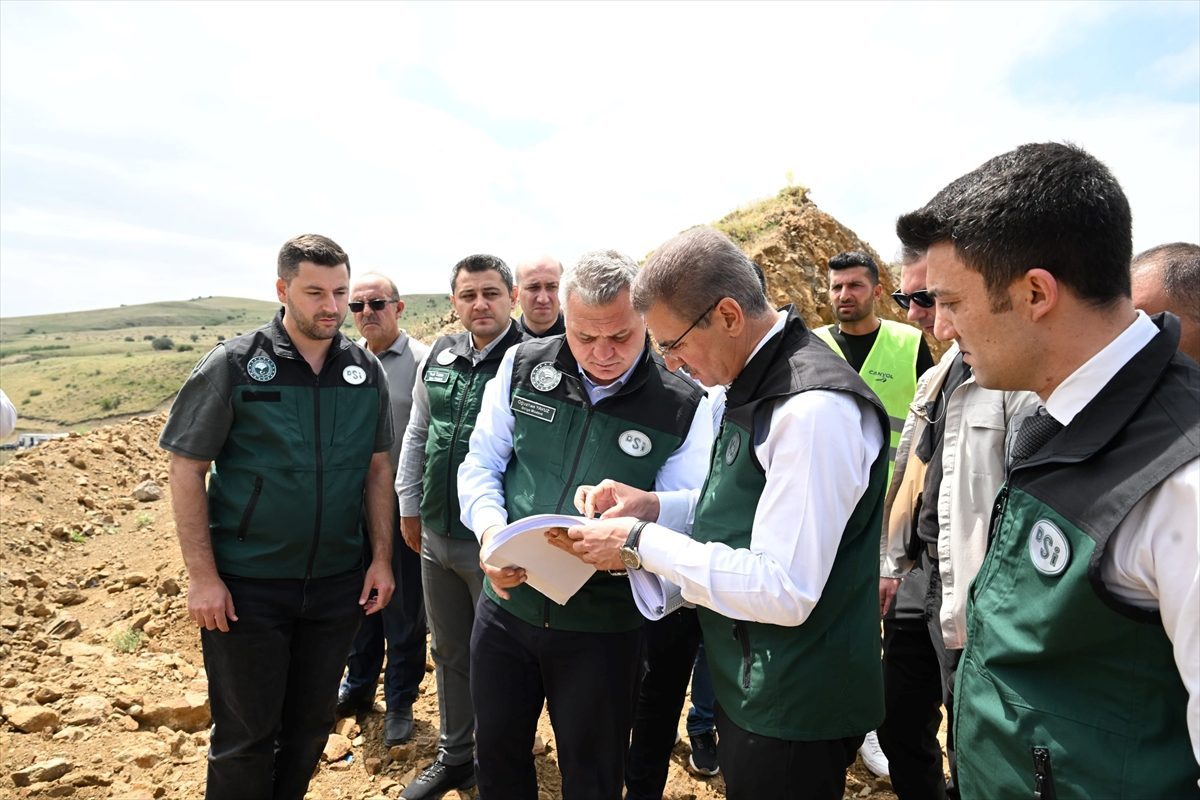 Erzurum’da 405 hektar tarım arazisini sulayacak Gerek Barajı’nın seneye su tutması hedefleniyor