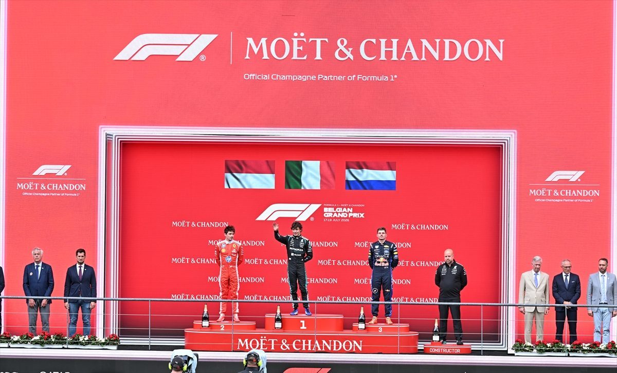 Formula 1’de sezonun 10. yarışı Belçika Grand Prix’sini Kimi Antonelli kazandı