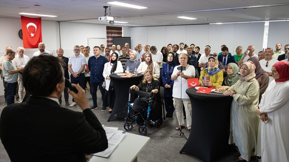 Hollanda’da “15 Temmuz Demokrasi ve Milli Birlik Günü” kapsamında anma programı düzenlendi