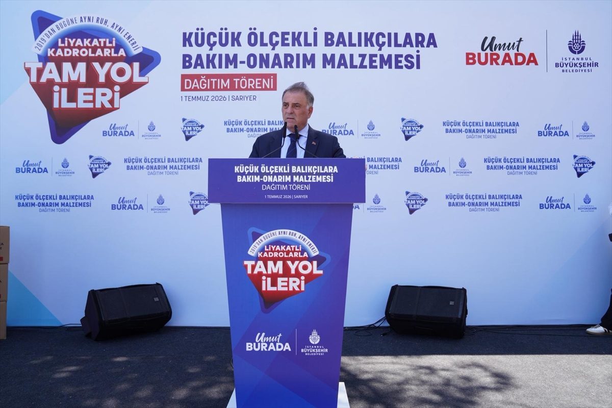 İBB’den küçük ölçekli balıkçılara malzeme desteği