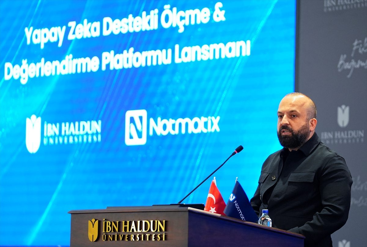 İbn Haldun Üniversitesinde yapay zeka destekli Notmatix platformu tanıtıldı