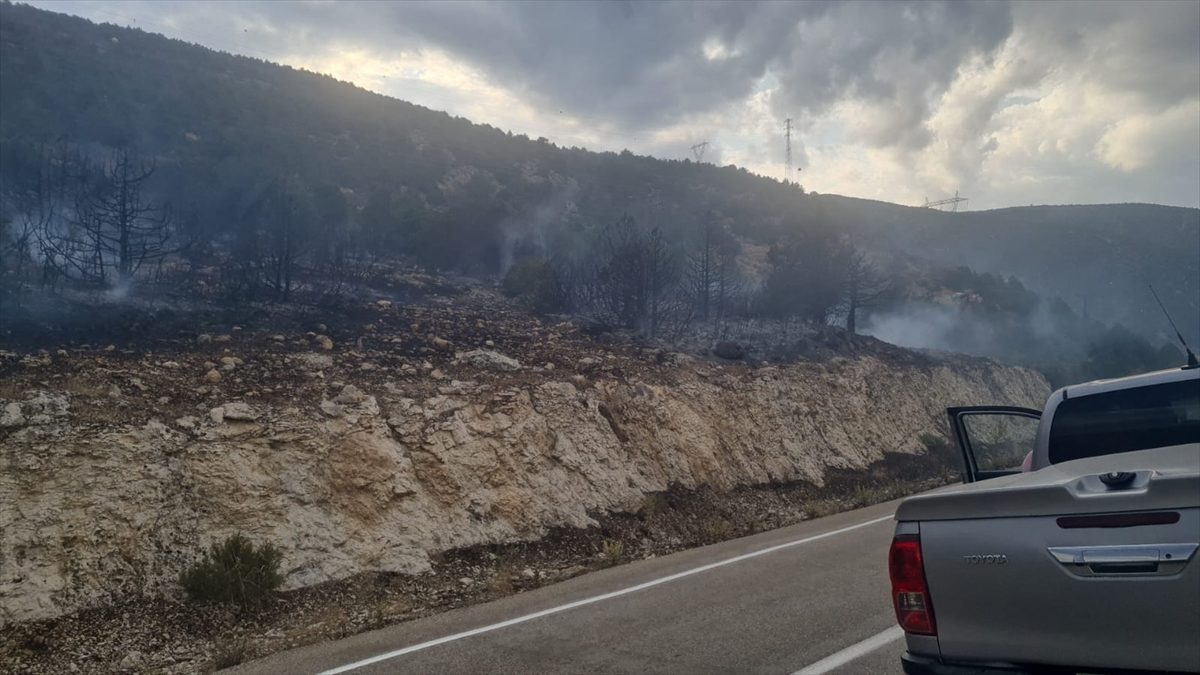 Isparta’da çıkan orman yangını kontrol altına alındı