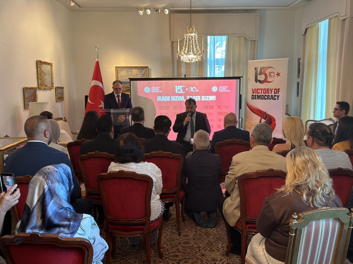 İsveç’te “15 Temmuz Demokrasi ve Milli Birlik Günü” anma programı düzenlendi