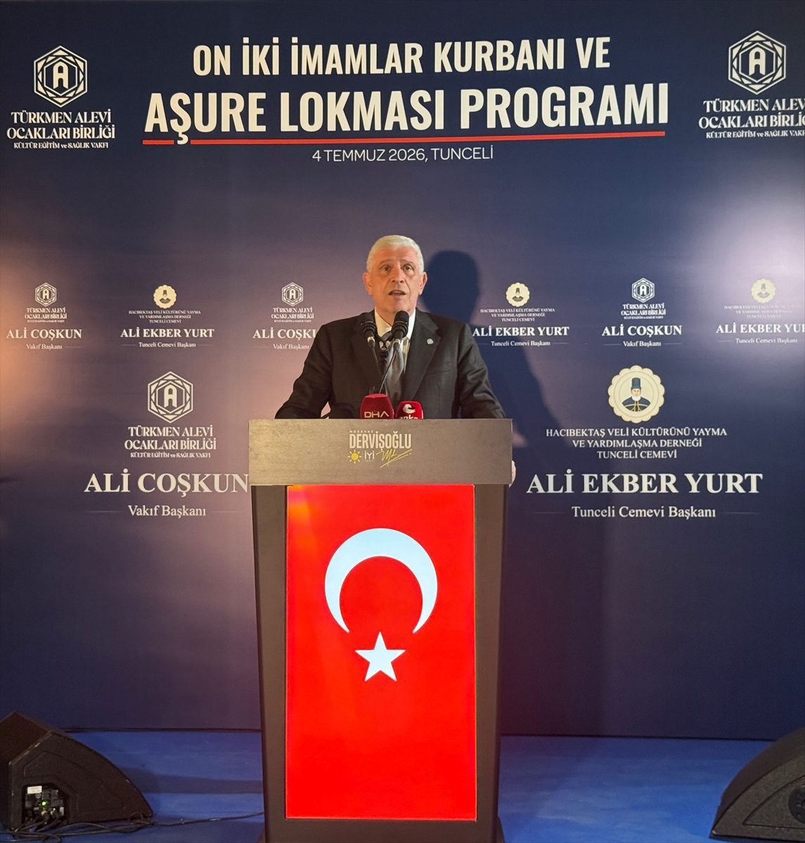 İYİ Parti Genel Başkanı Dervişoğlu, Tunceli’de konuştu: