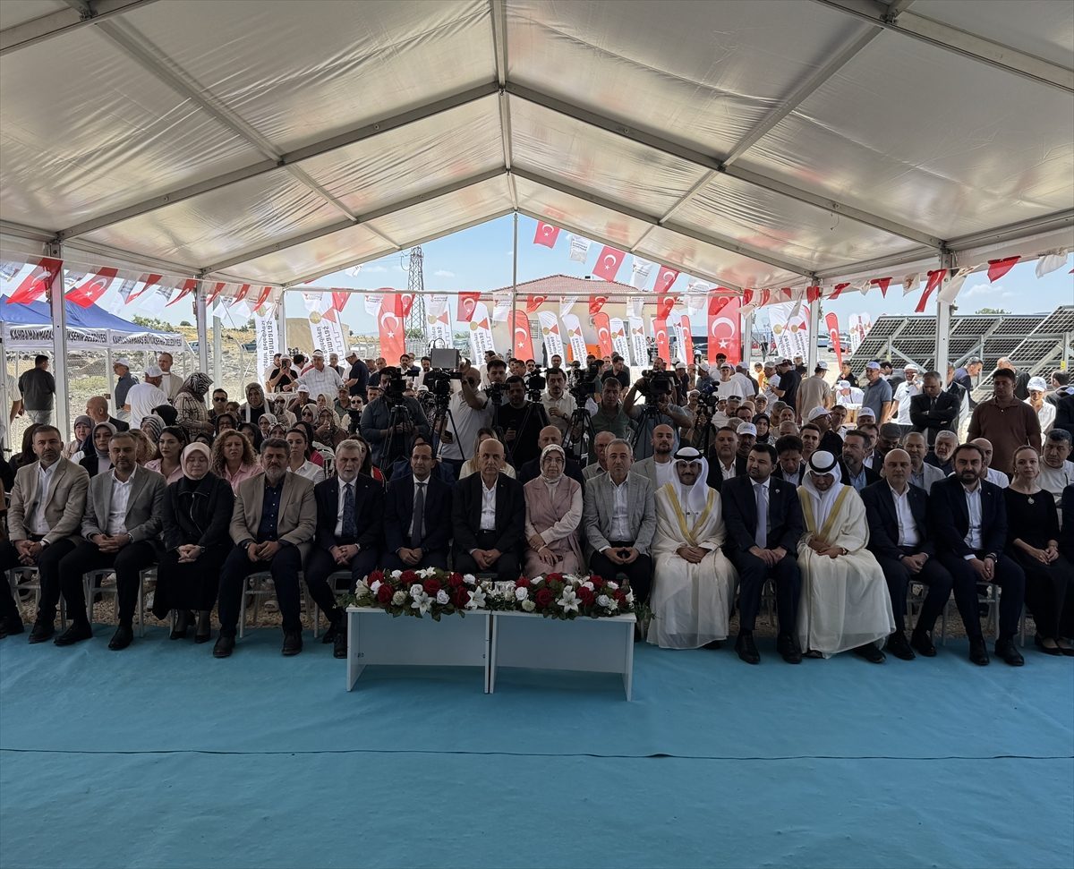 Kahramanmaraş’ta Kuveyt fonu desteğiyle kurulan güneş enerji santrali hizmete açıldı