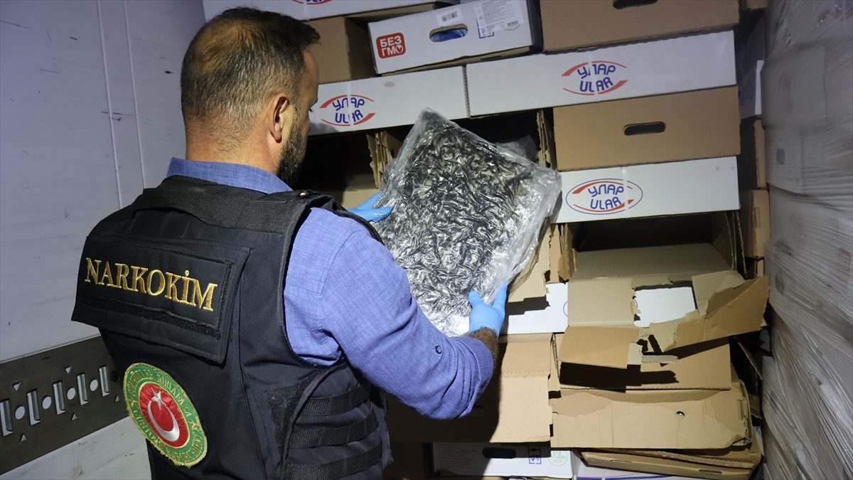 Kapıkule’de 526 kilo 327 gram uyuşturucu ele geçirildi