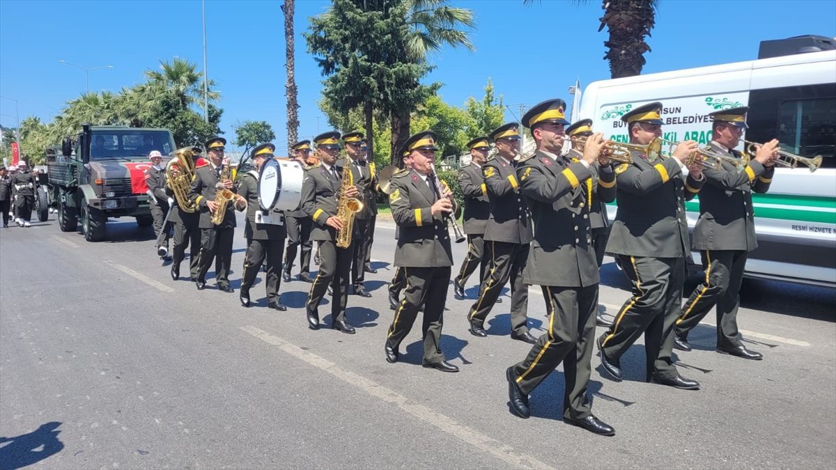 Kıbrıs gazisi, Samsun’da son yolculuğuna uğurlandı
