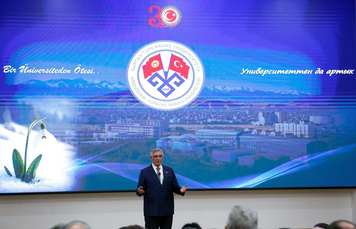 KTMÜ Rektörü Ceylan, Manas Üniversitesinin dünyada rekabet gücü yüksek kurumlardan olduğunu söyledi: