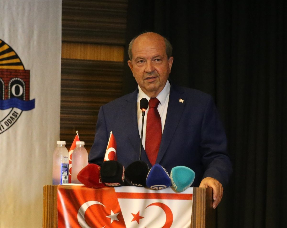 KKTC’nin 5. Cumhurbaşkanı Ersin Tatar, Alanya’da konuştu: