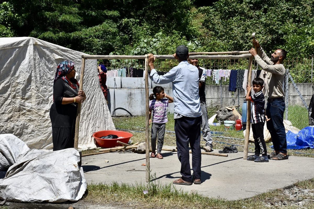 Mevsimlik tarım işçileri fındık hasadı için Ordu’ya geldi