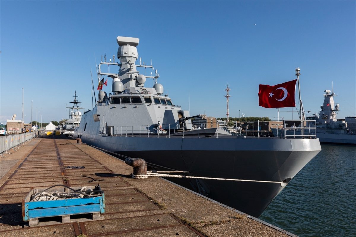 Milli savaş gemisi TCG Burgazada, Belçika’da ziyaretçilerini ağırlayacak