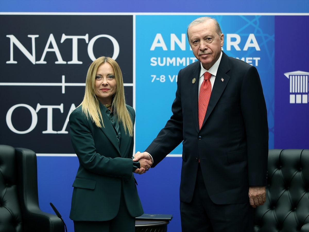 NATO ANKARA ZİRVESİ – Cumhurbaşkanı Erdoğan, İtalya Başbakanı Meloni’yi kabul etti