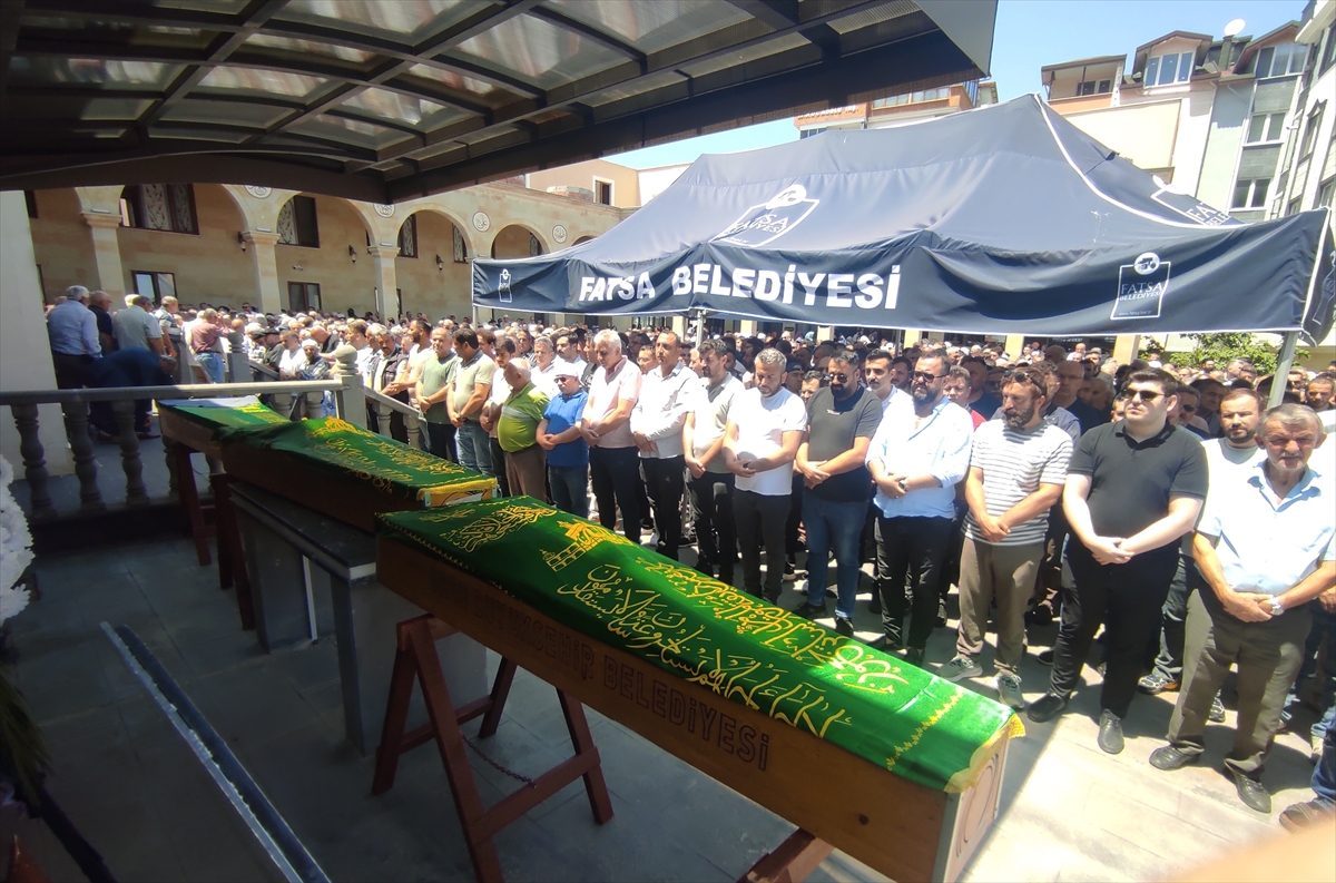 Ordu’da arazi tartışmasında öldürülen aynı aileden 3 kişinin cenazeleri defnedildi