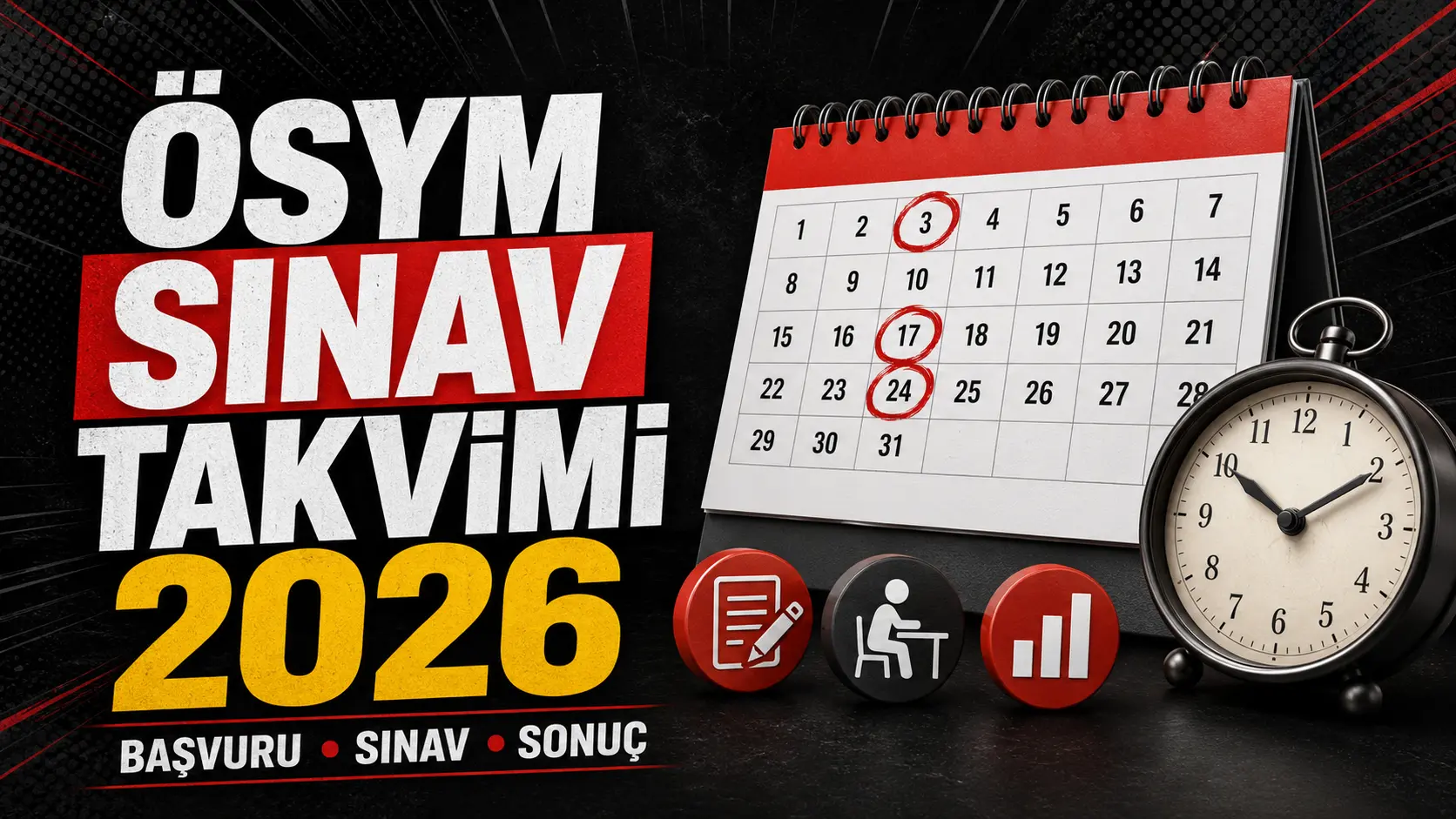 ÖSYM Sınav Takvimi 2026: Başvuru, Sınav ve Sonuç Tarihleri