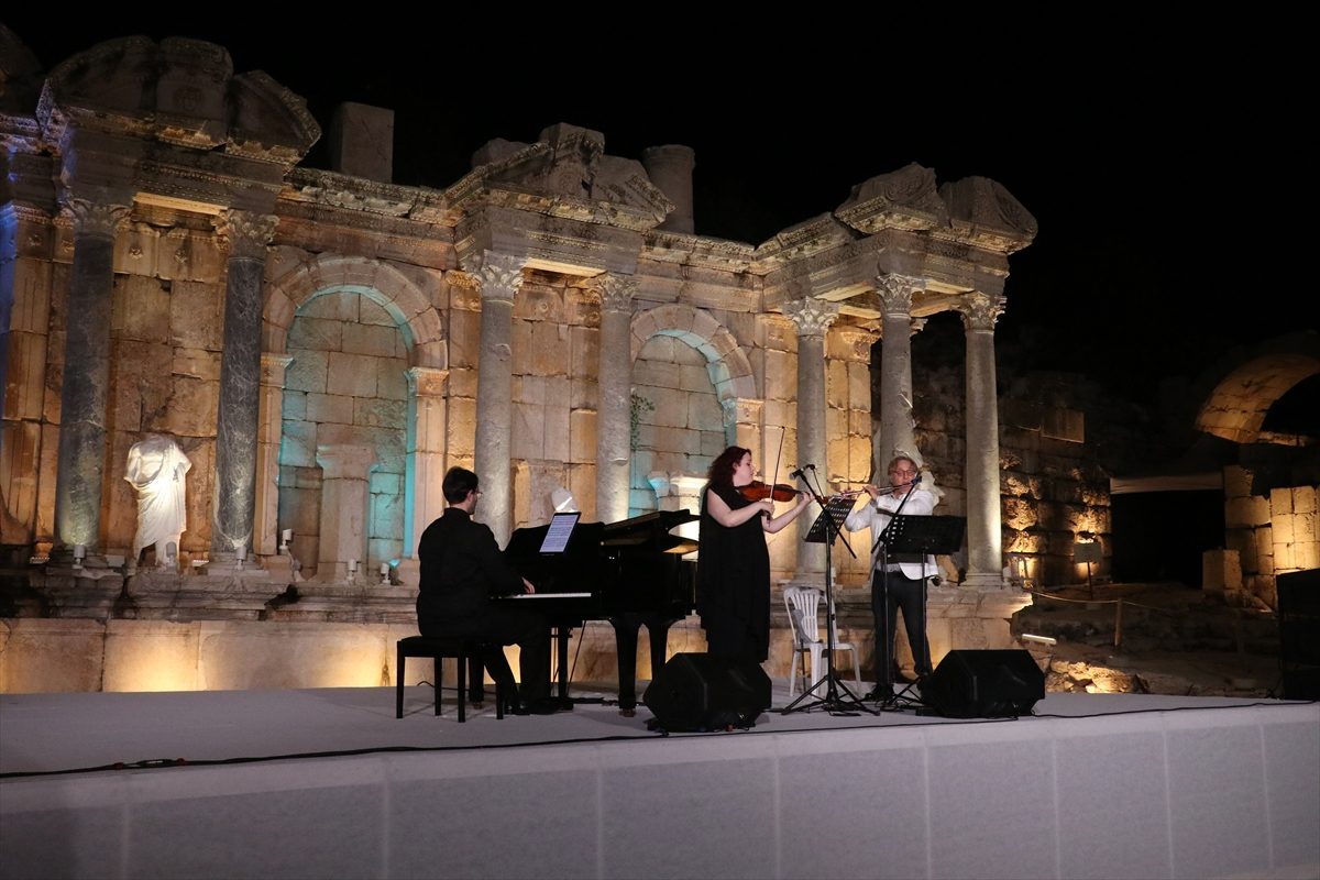 Sagalassos Antik Kenti’nde sanatçı İdil Biret’e saygı konseri düzenlendi