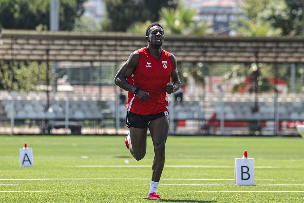 Samsunspor’da futbolcular koşu testinden geçti
