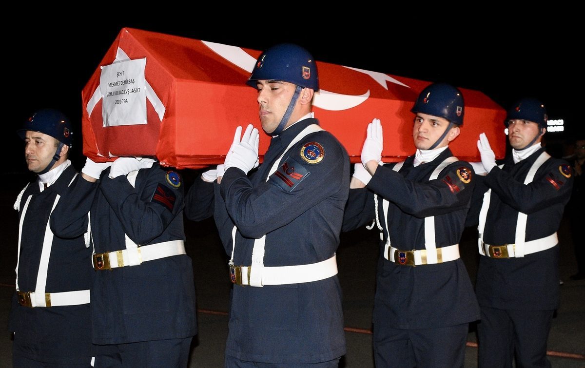 Şehit Jandarma Uzman Çavuş Mehmet Demirbaş’ın cenazesi Samsun’a getirildi