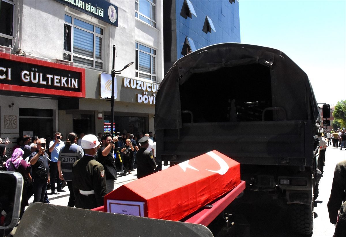 Şehit Ulaştırma Uzman Çavuş Abdurrahman Hilal, Aksaray’da son yolculuğuna uğurlandı