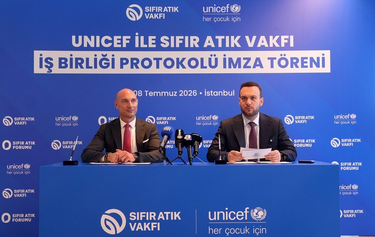 Sıfır Atık Vakfı ile UNICEF Türkiye arasında mutabakat zaptı imzalandı