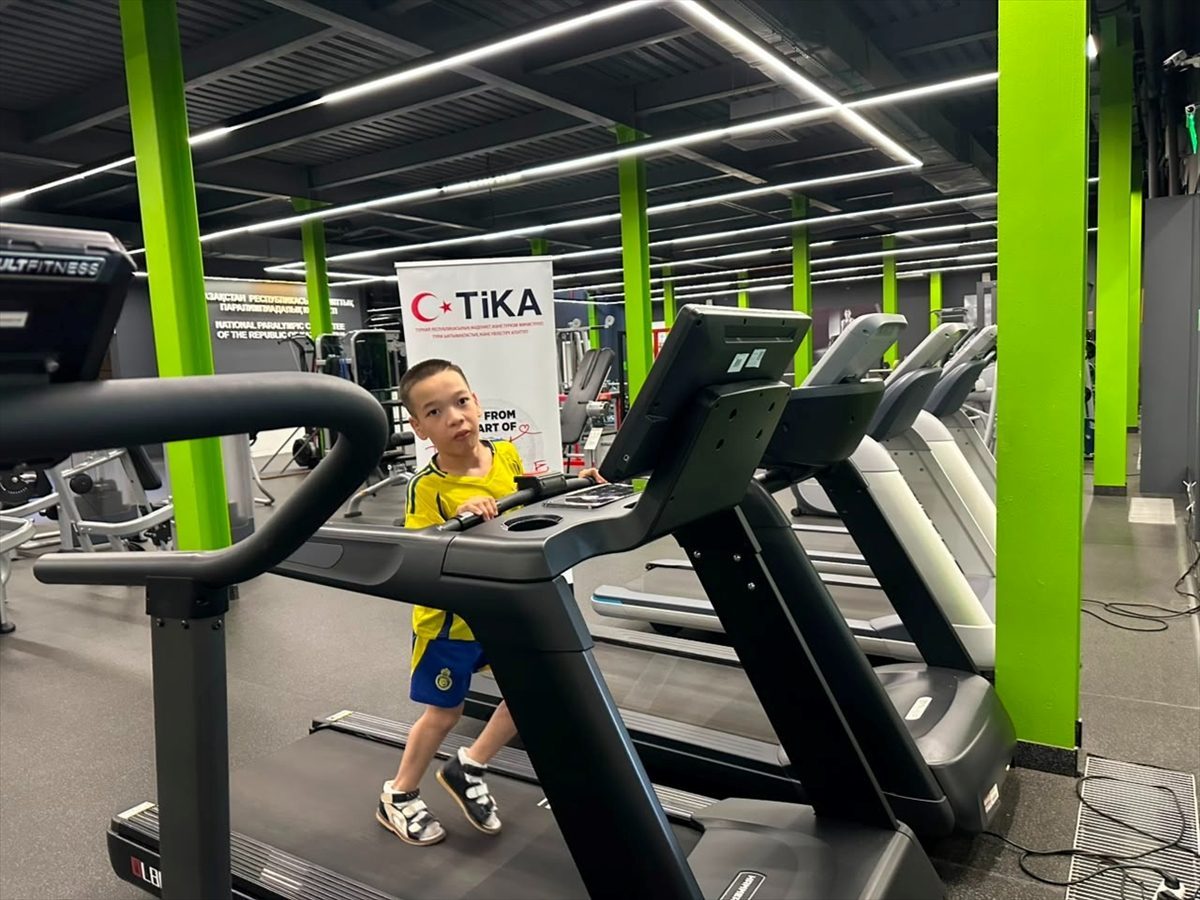 TİKA’dan Kazakistan’daki Paralimpik Eğitim Merkezi’ne spor ekipmanı desteği