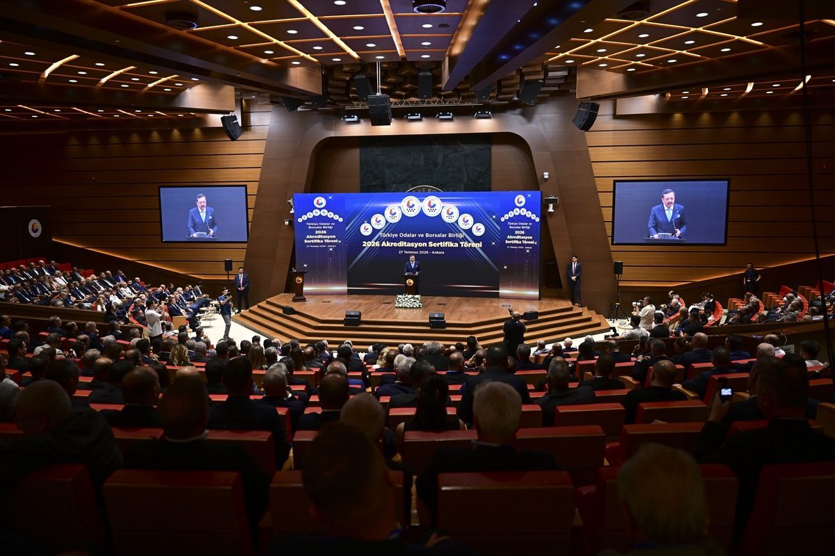 TOBB Başkanı Hisarcıklıoğlu, Akreditasyon Sertifika Töreni’nde konuştu: