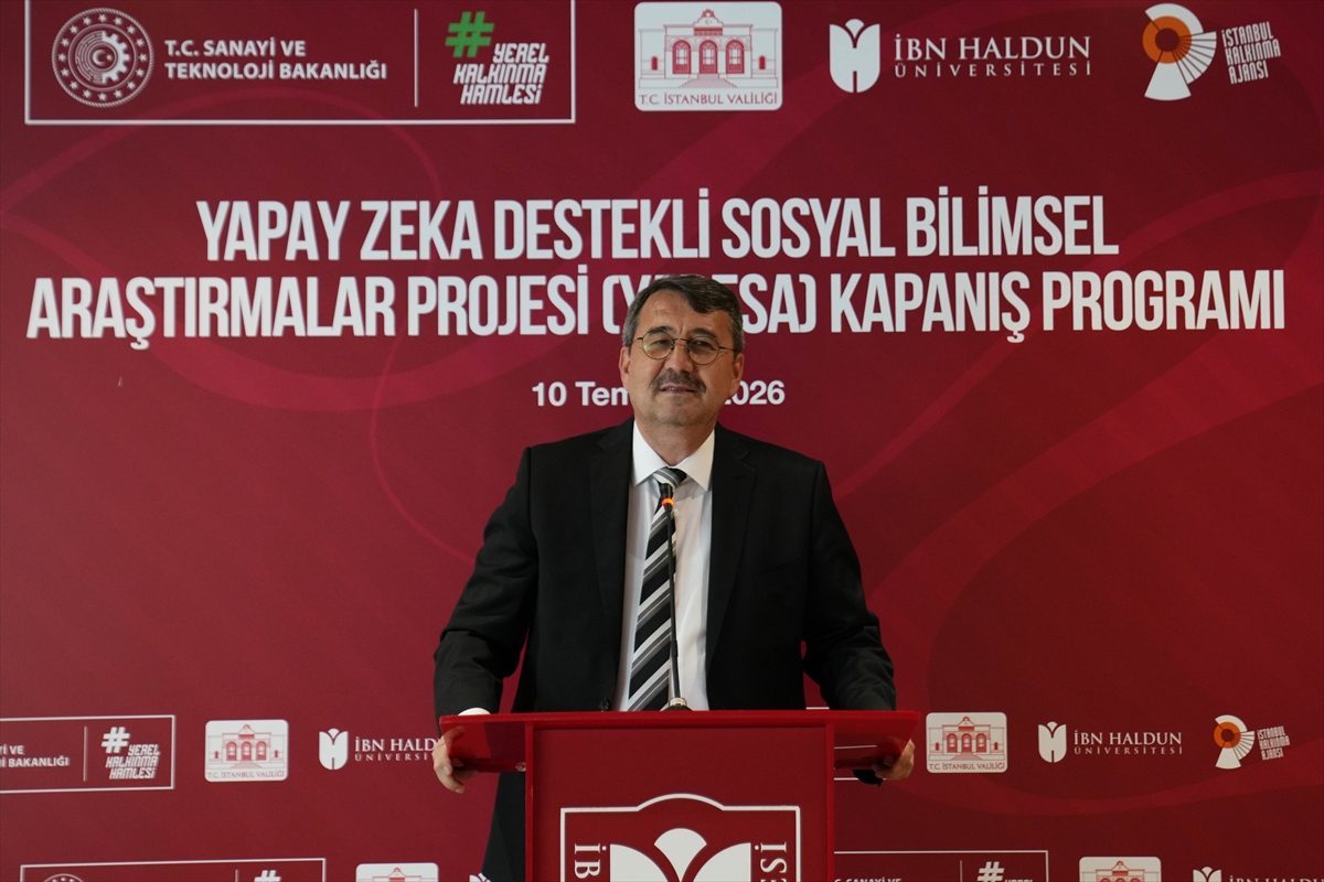 Yapay Zeka Destekli Sosyal Bilimsel Araştırmalar Projesi’nin kapanış programı yapıldı