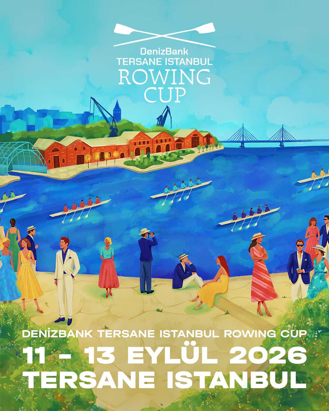 Haliç’in tarihi kıyısında büyüyen bir regatta deneyimi: DenizBank Tersane Istanbul Rowing Cup