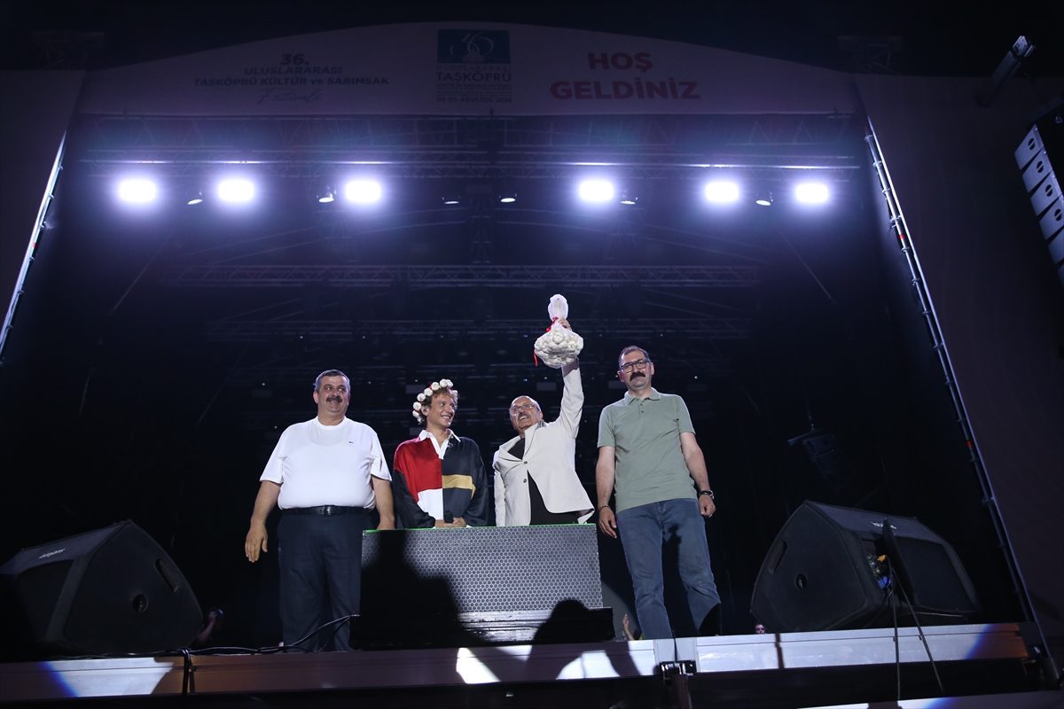 36. Uluslararası Taşköprü Kültür ve Sarımsak Festivali sona erdi