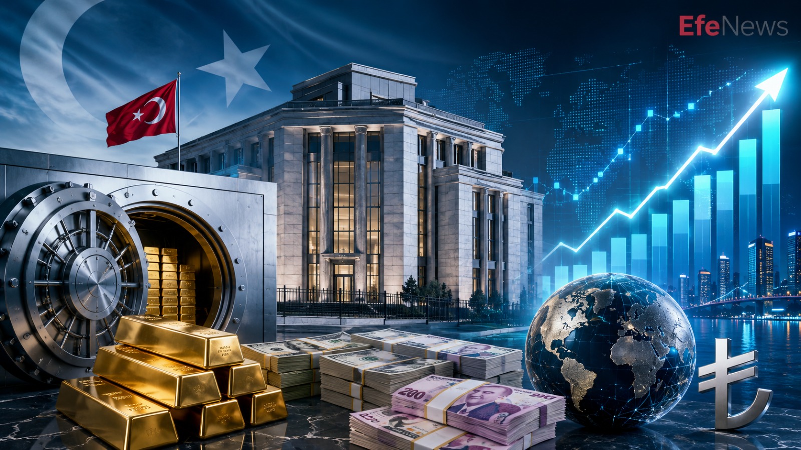 Merkez Bankası rezervlerinde rekor artış: brüt rezervler 183,5 milyar dolara ulaştı