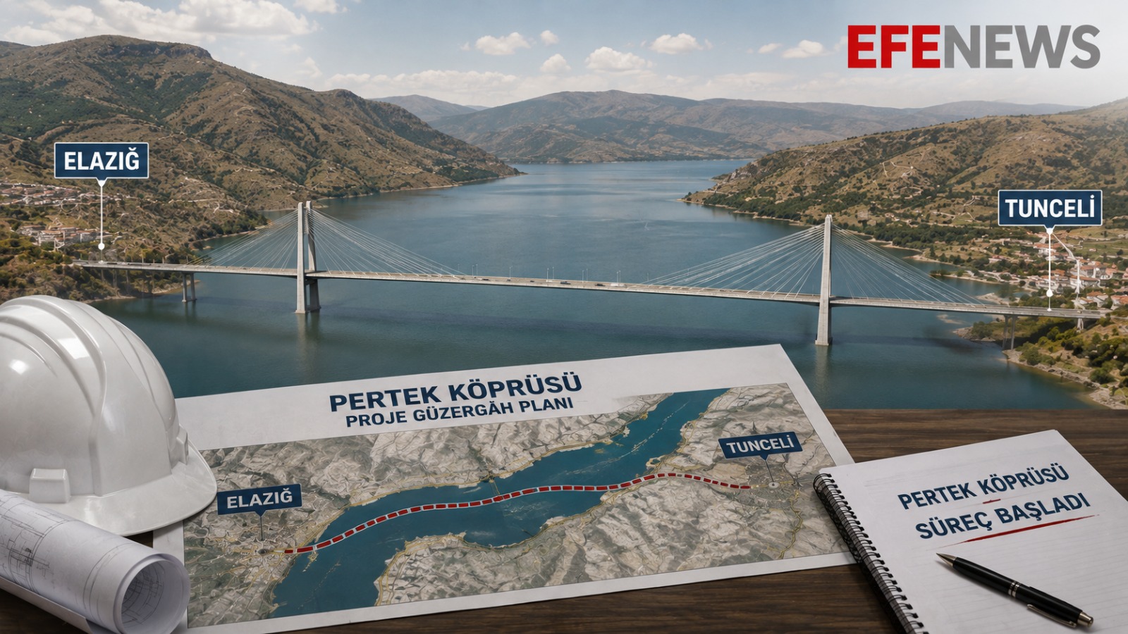Elazığ ile Tunceli arasında tarihi bağlantı: Pertek Köprüsü için süreç başladı