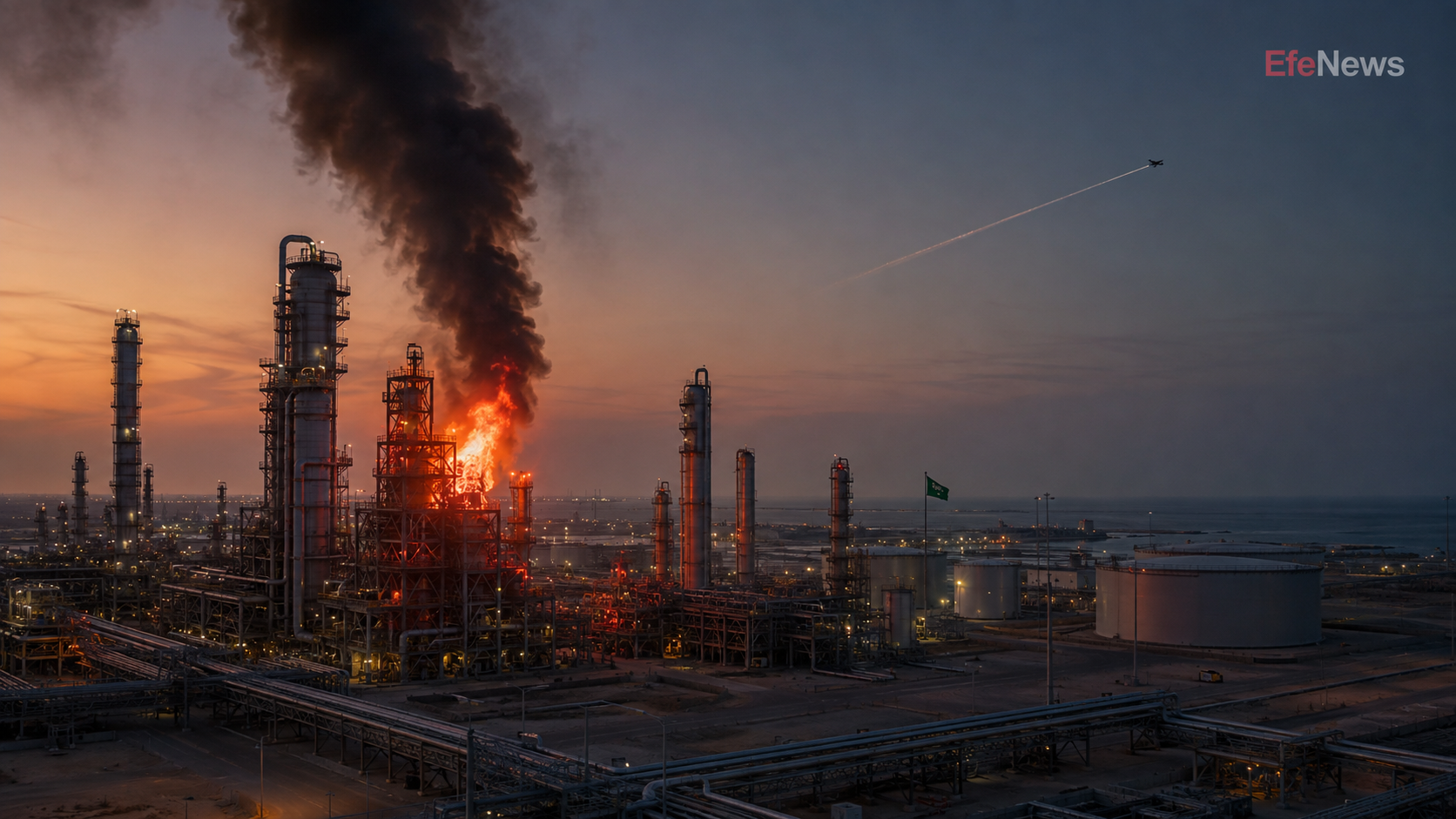 Suudi Arabistan’da Aramco Tesisinde Yangın: Husilerden Saldırı Açıklaması