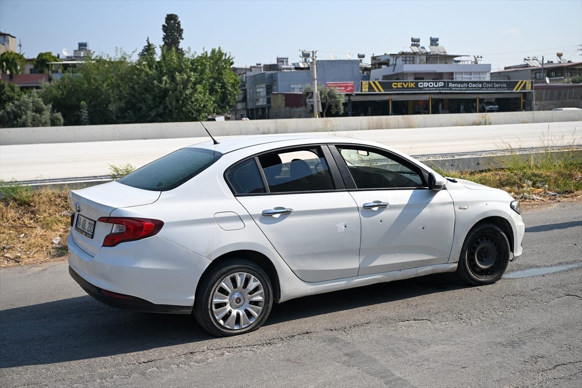 Adana’da silahlı saldırıya uğrayan otomobil sürücüsü yaralandı