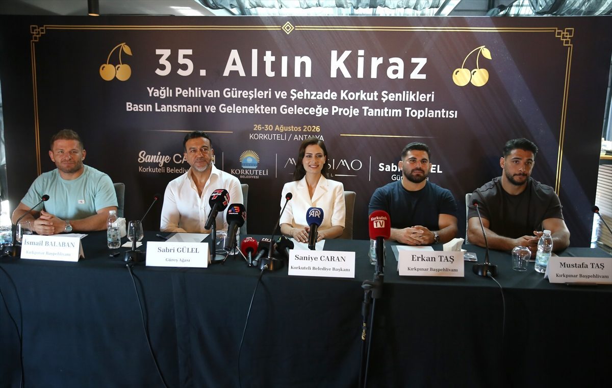 Antalya’da 35. Altın Kiraz Yağlı Pehlivan Güreşleri düzenlenecek