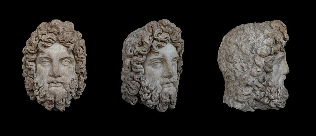 Aspendos Antik Kenti’nde “sağlık tanrısı Asklepios”un 1800 yıllık heykeli bulundu