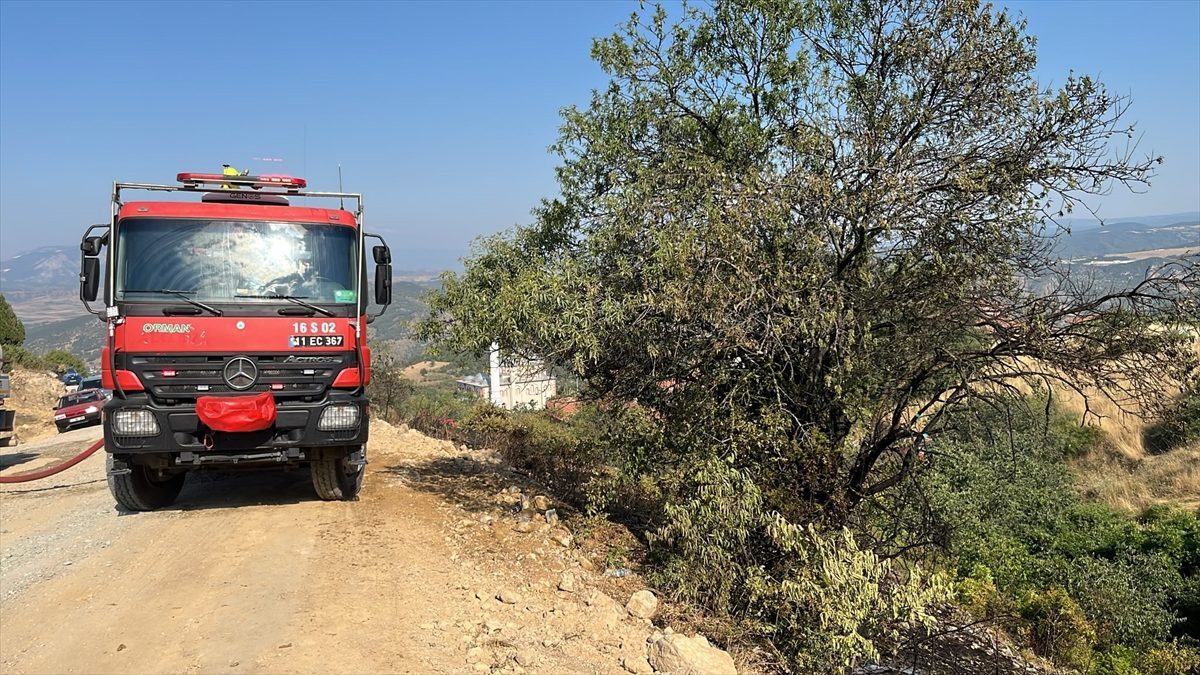 Bilecik’te otluk alanda çıkan yangın söndürüldü