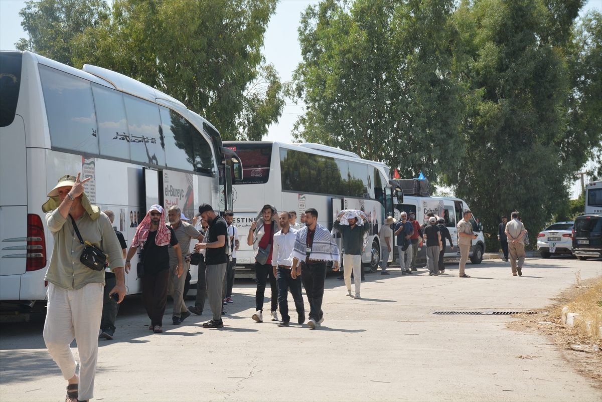Bosna Hersek’ten yola çıkan “Filistin Konvoyu” Habur Sınır Kapısı’na ulaştı
