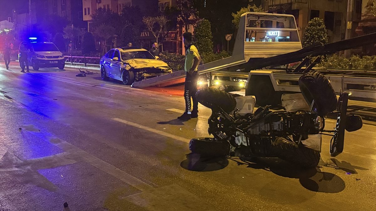Bursa’da otomobilin çarptığı ATV sürücüsü hayatını kaybetti