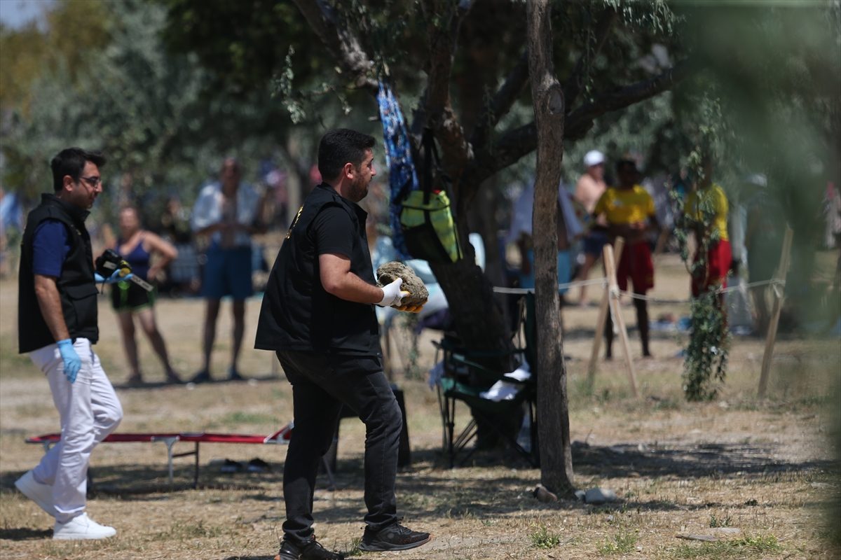 Çanakkale’de plajda mühimmat bulundu