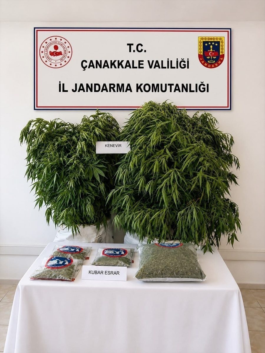 Çanakkale’de uyuşturucu operasyonlarında yakalanan 14 zanlıdan 5’i tutuklandı