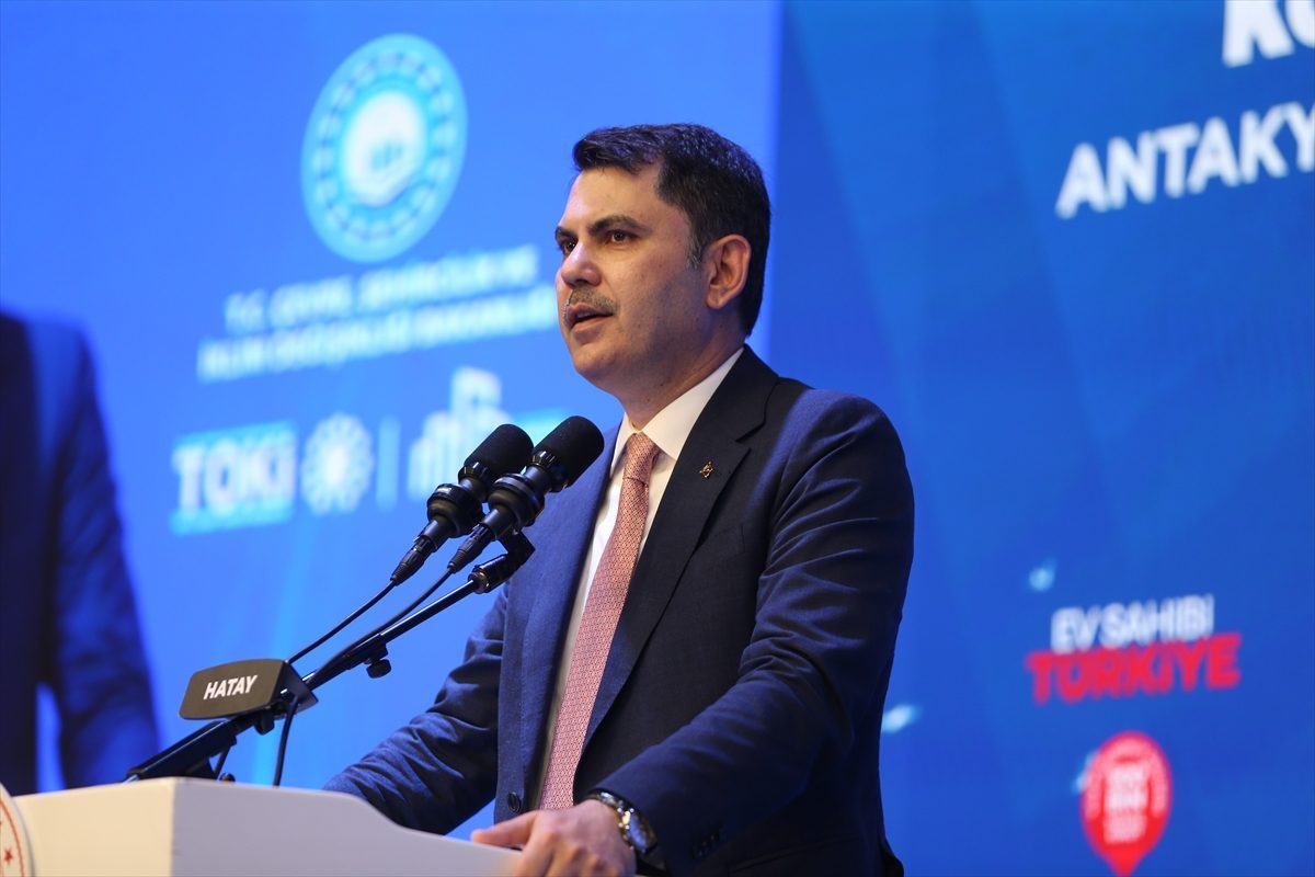 Çevre, Şehircilik ve İklim Değişikliği Bakanı Murat Kurum Hatay’da konuştu: