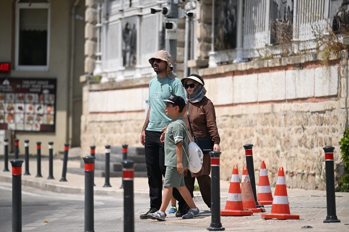 Edirne’de sıcak hava günlük yaşamı olumsuz etkiledi