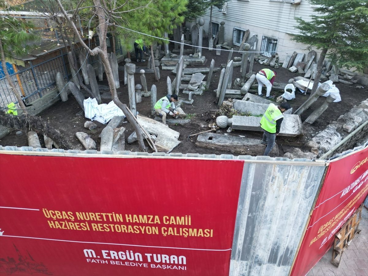Fatih’te Osmanlı hazireleri aslına uygun şekilde ihya ediliyor
