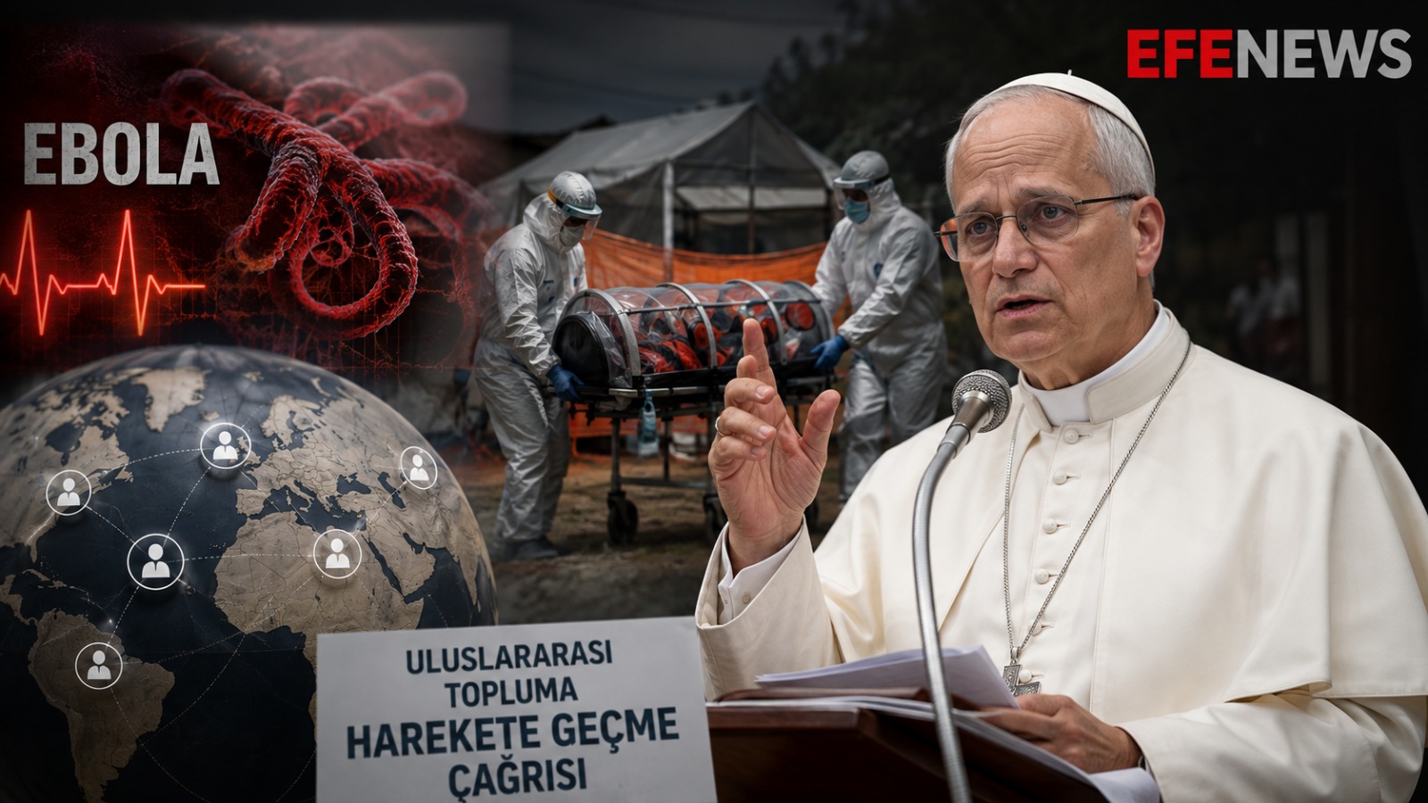 Papa Leo’dan Ebola Salgını İçin Uluslararası Topluma Çağrı