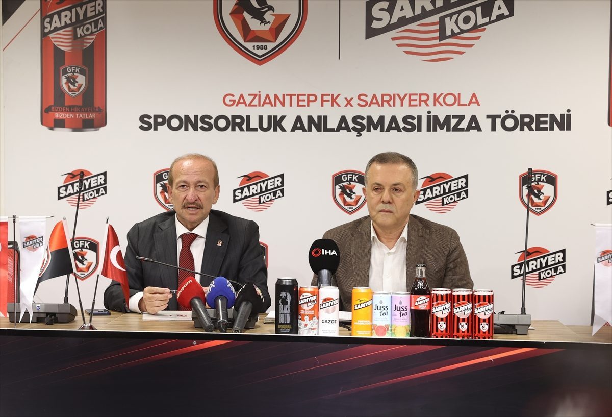 Gaziantep FK, Sarıyer Kola ile sponsorluk sözleşmesi imzaladı