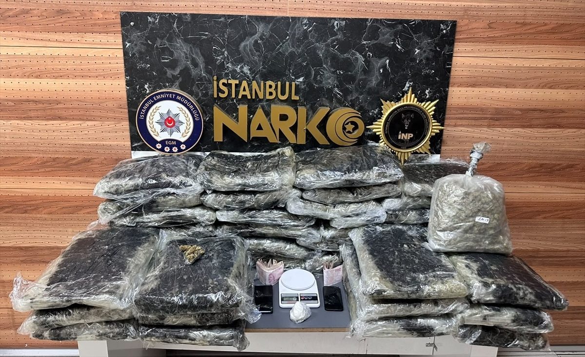 İstanbul’da uyuşturucu operasyonunda 2 şüpheli yakalandı