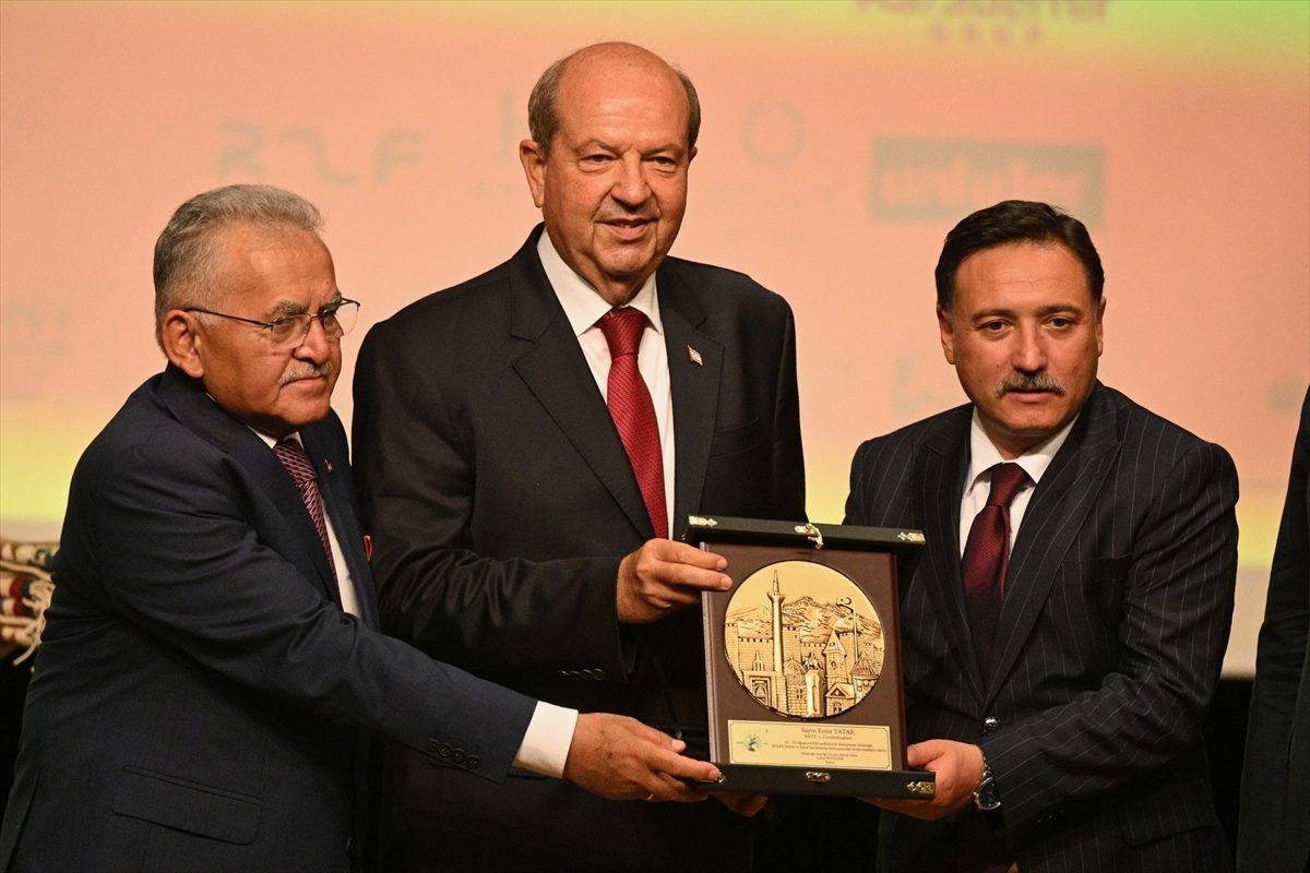 KKTC’nin 5. Cumhurbaşkanı Ersin Tatar, Kayseri’de konuştu: